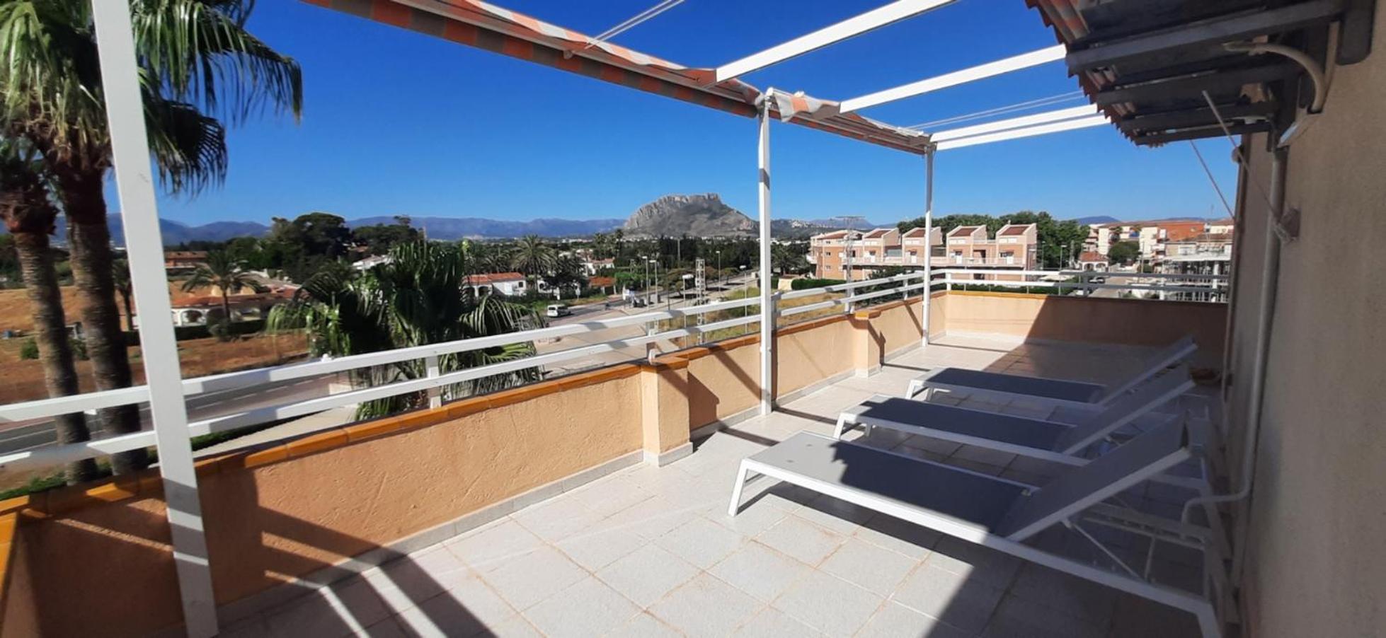 Апартаменты Atico En Urb Bahia De Denia De Vacaciones Mar Por Medio Экстерьер фото