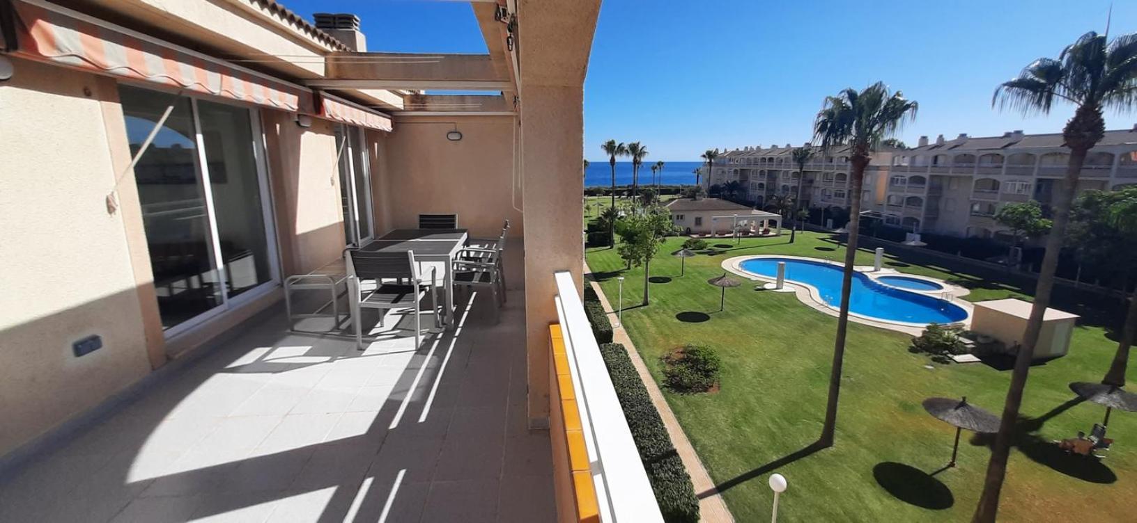 Апартаменты Atico En Urb Bahia De Denia De Vacaciones Mar Por Medio Экстерьер фото